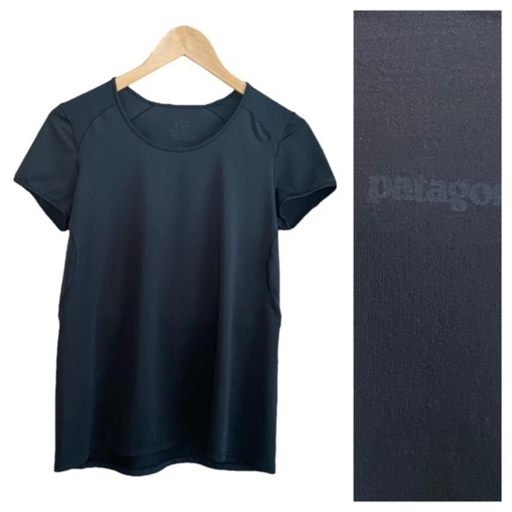 Patagonia Black Common Threads Short Sleeve Shirt Tee